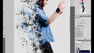 Photoshop tutorial on dispersion effect screenshot 1