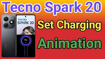 Tecno Spark 20 Charging Animation Set Kare | How To Set Charging Animation in Tecno Spark 20