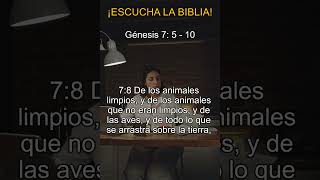Génesis 7: 5 - 10 E hizo Noé conforme a todo lo que le mandó Jehová  #biblia #fe