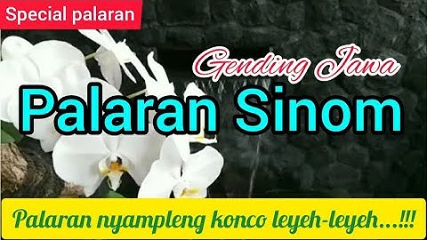 GENDING JAWA PALARAN SINOM...!!!