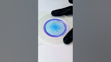 How many rotations did the pen make in total? ??🤔 #Spirograph