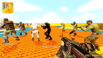 Counter Strike Source - Zombie Escape mod online gameplay on Fapescape Rote map