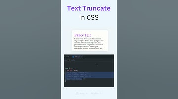 Text Truncate Paragraph with CSS #cssshorts #csstricks
