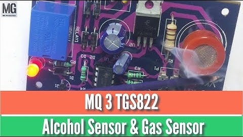 MQ 3 TGS822 Alcohol Sensor & Gas Sensor