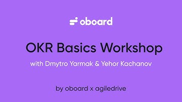OKR Basics Training Workshop 2023 | oboard x agiledrive