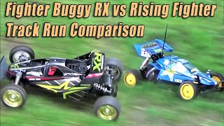 Tamiya DT01 Fighter Buggy RX vs Rising Fighter Track Run Comparison - Hopper vs Hopper!