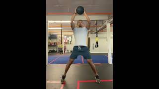 MB overhead jumping Jack press