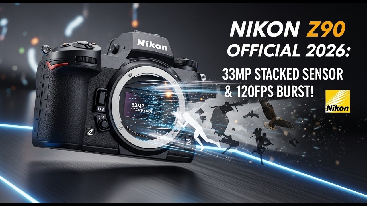 Nikon Z90 Official 2026 Leaks: 33MP Stacked Sensor & 120FPS Burst