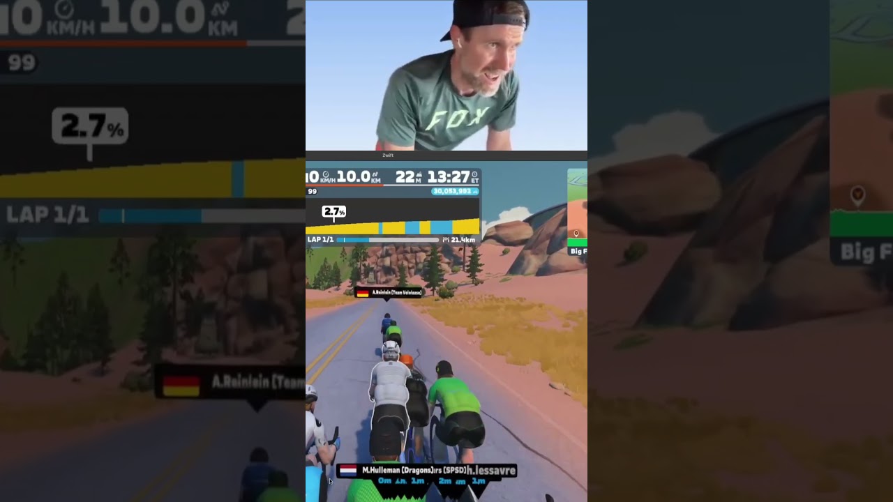 ZWIFT -  Rough Draft Cycling Talks Pushing Efficiently up the Hills