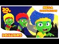 Zombie dance with new db heroes  mega compilation  d billions kids songs