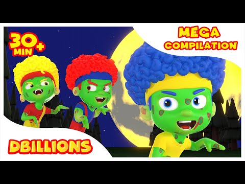 Zombie Dance With New Db Heroes | Mega Compilation | D Billions Kids Songs