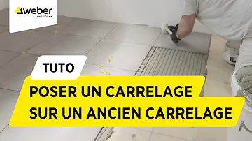 Comment carreler sur un carrelage fissuré ?