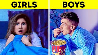 GIRLS vs BOYS || A real difference and other funny stories by 5-Minute Crafts LIKE