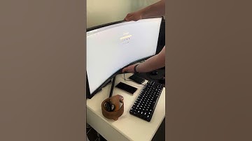 How To Tilt The Samsung Odyssey G5 34” Gaming Monitor #gaming #samsung #windows11