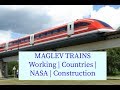 All about Maglev Trains how it works, Countries, NASA, Construction,...