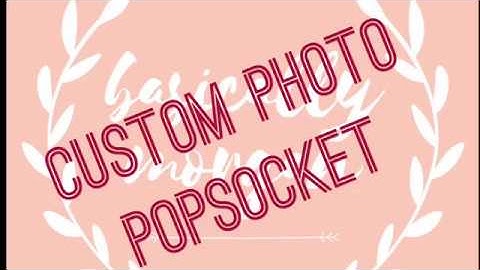DIY I Photo Popsocket