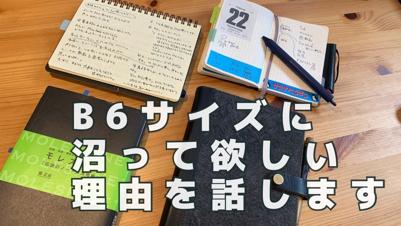 【手帳時間】ロルバーンLサイズとモレスキンポケットサイズを使って欲しい理由をめっちゃ喋ります【手帳術】