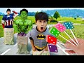 슈퍼히어로 친구들과 체육대회 시합 해요! 누가 이길까요? SuperHero Challenge for kids | MariAndKids Vlog