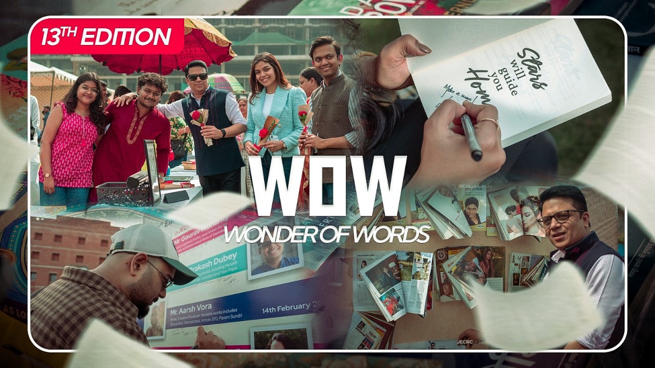 Wonder of Words (WOW) I Official Aftermovie I JECRC UNIVERSITY #jecrc #ju