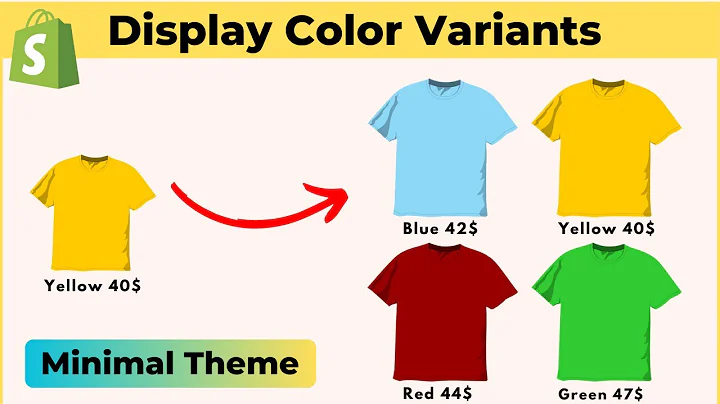 Display Color Variants as Separate Products on Shopify Minimal Theme