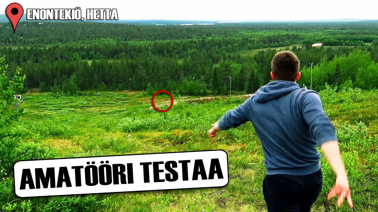 Frisbeegolf | Lapissa heittämässä! (Enontekiö, Hetta)