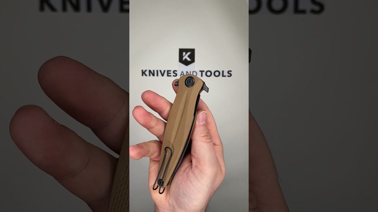 ANV Z400 BB Z400-016 DLC Sleipner, Coyote G10, pocket knife