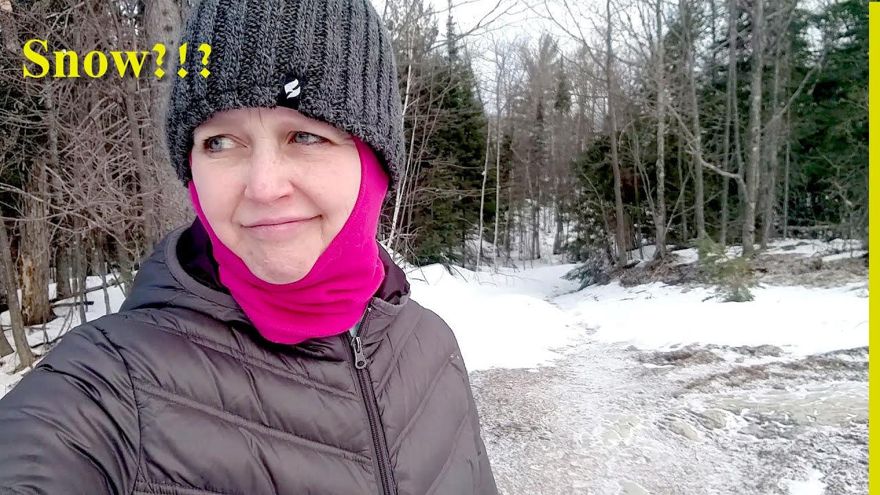 Yikes! There is still snow on the trail! | Living UP - YouTube