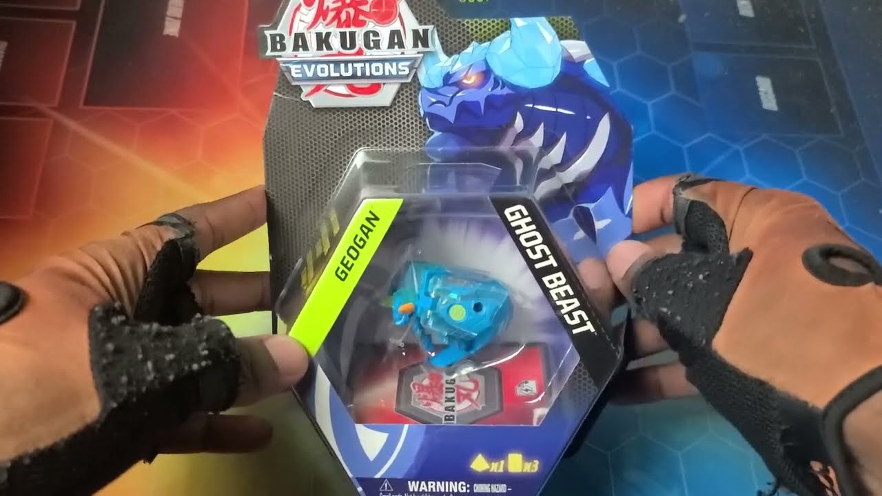 NEW BAKUGAN EVOLUTIONS GEOGAN AQUOS GHOST BEAST UNBOXING!