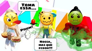 História Roblox - A Menina Comilona Que Peidava Fedendo