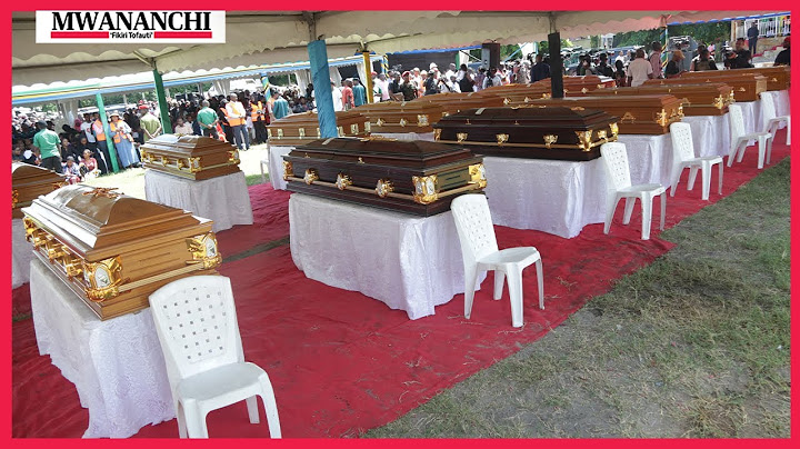 HUZUNI!!! SHUHUDIA  MIILI YA WALIOFARIKI KWA AJALI  YA GHOROFA KARIAKOO  IKIWASILI MNAZI MMOJA