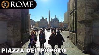 Rome guided tour ➧ Piazza del Popolo [4K Ultra HD]