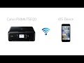 Setting up Your Wireless Canon PIXMA TS6120 - Easy Wireless Connect with an iOS Device