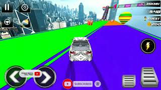 Extreme Car Stunts Mega Ramp - Driving Simulator वाला कार मस्त गेम्स Android Game Play Part 15 screenshot 4