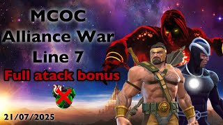 MCOC - Alliance War Line 7 - Full atack bonus #12