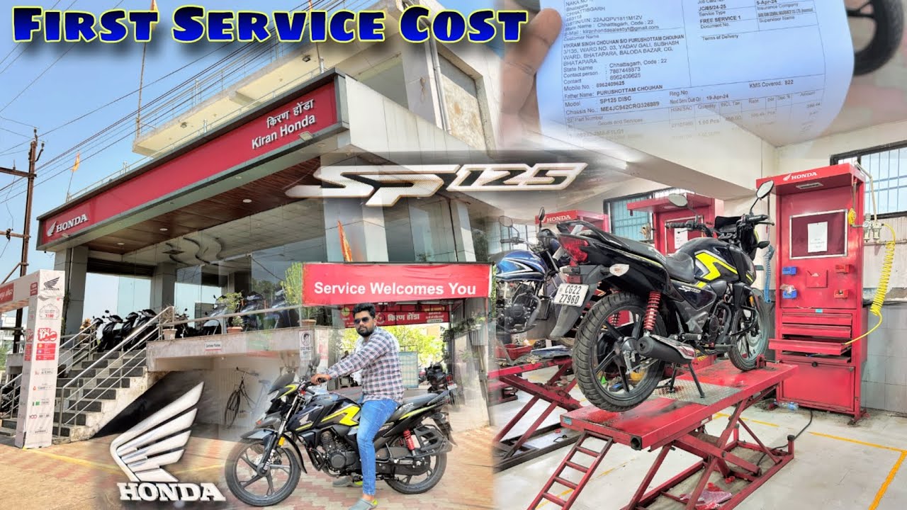 First Service Cost With Bill Honda SP 125 E20 Detailed Video YouTube first-service-cost-with-bill-honda-sp-125-e20-detailed-video-youtube