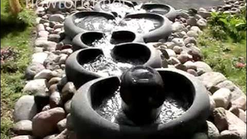 Flowform Akalla series at Andebu Norway / Water Feature Flowforms