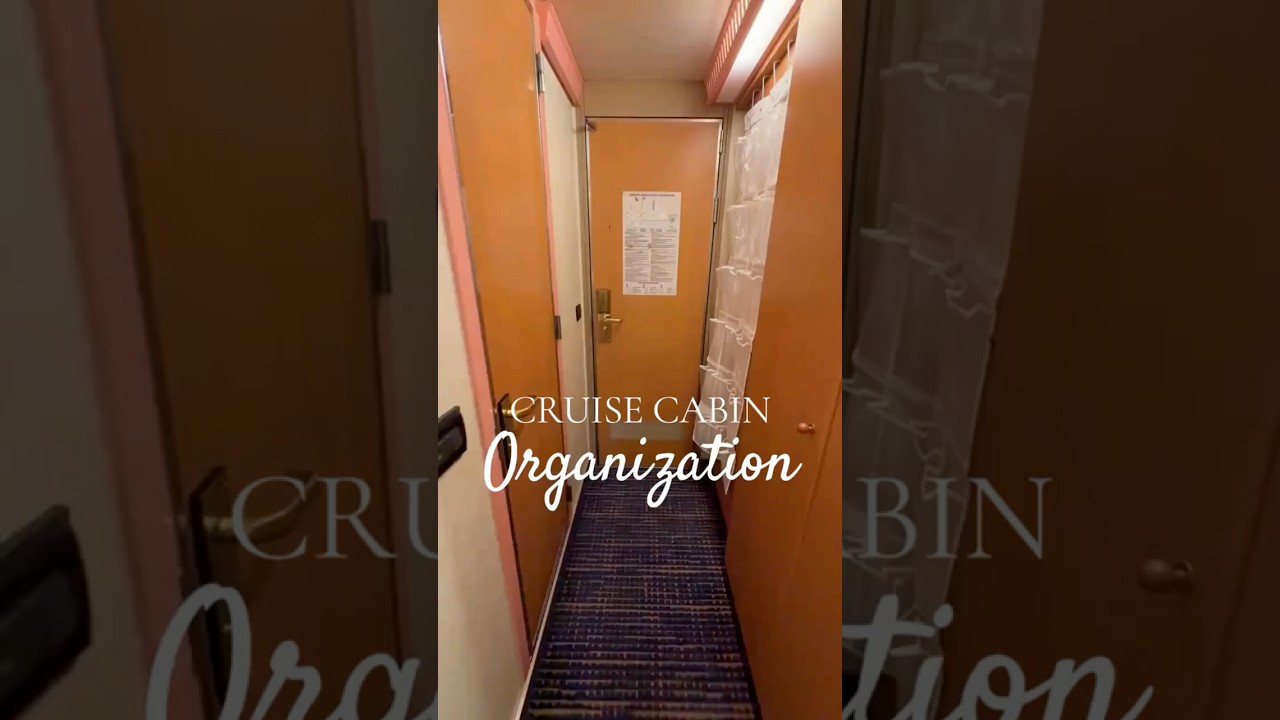 CRUiSE CABiN ORGANiZATiON