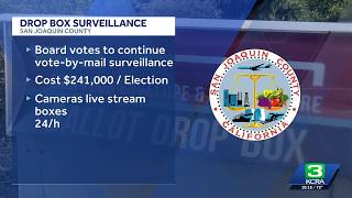 San Joaquin County votes to keep surveillance cameras at ballot drop boxes