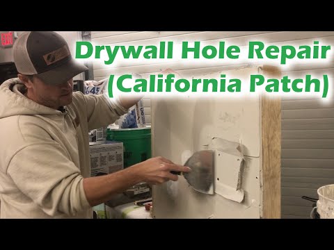 How to Make a California Drywall Patch - Home Fixated