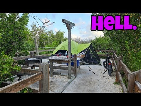 SOLO camping at FL Keys Long Key State Park