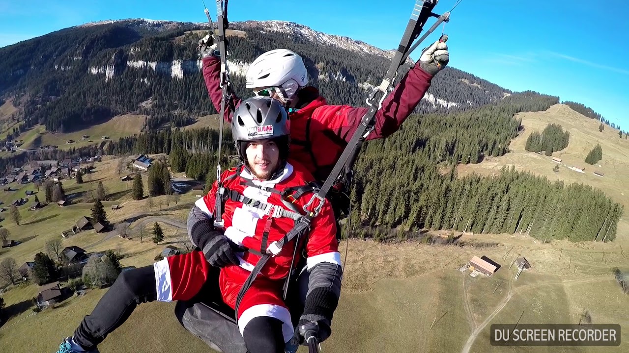 Paragliding in the Swiss Alps YouTube