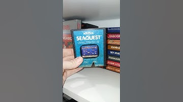 Atari 2600 Seaquest - CRT Sanyo - #retrogaming  #asmr #crt  #gameplay #atari #atari2600 #seaquest