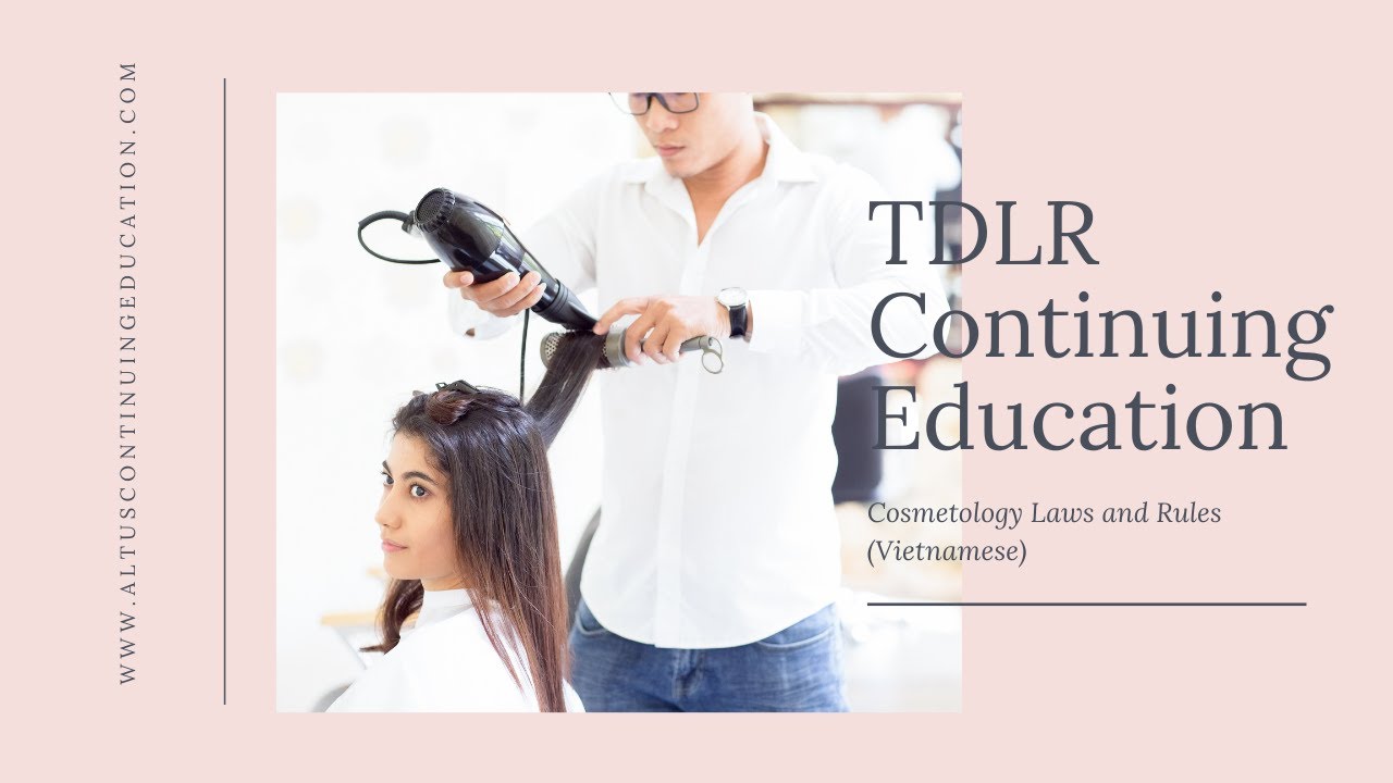 Texas Thẩm mỹ gia giáo dục thường xuyênLuật pháp và quy tắc TDLR