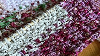 картинка: Вяжем узор Шанель Chanel с #grelkabrand и #мамавяжет спицами