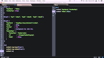 SASS Maps & Functions