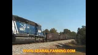 MRL SD40-2s on the KCS Vicksburg Sub in Louisiana