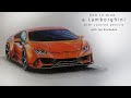 How to Draw a Lamborghini как нарисовать Ламборджини