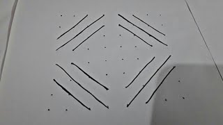 Friday rangoli design | 8×8 Dots festivals muggulu | Sravanamasam muggulu screenshot 5
