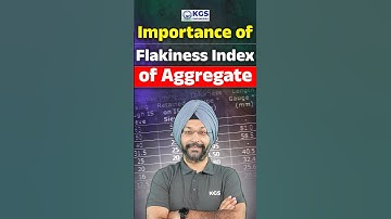 Importance of Flakiness Index of Aggregate #importanceoflakiness #indexofaggregate #rrbje #kgs