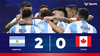 Thumbnail for Argentina 2 - 0 Canadá | Copa América 2024 | Julián y Lautaro le dieron el triunfo a la Selección 🇦🇷